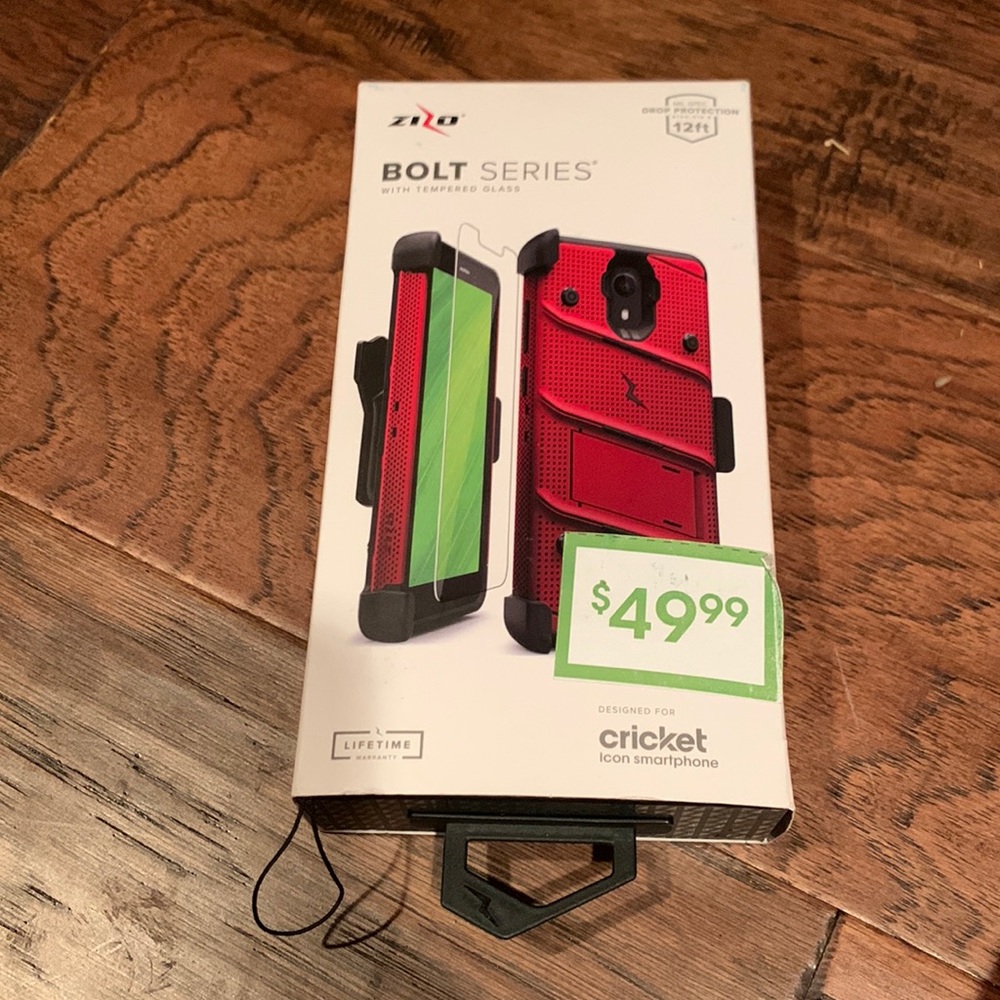 NIB BOLT Series with tempered glass Phone Protector